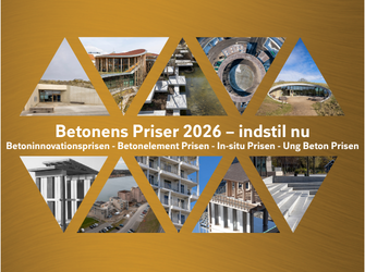 Betonens priser - august